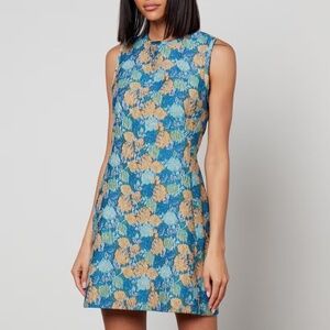 NEW Baum Und Pferdgarten Arizona Floral-Jacquard Mini Dress